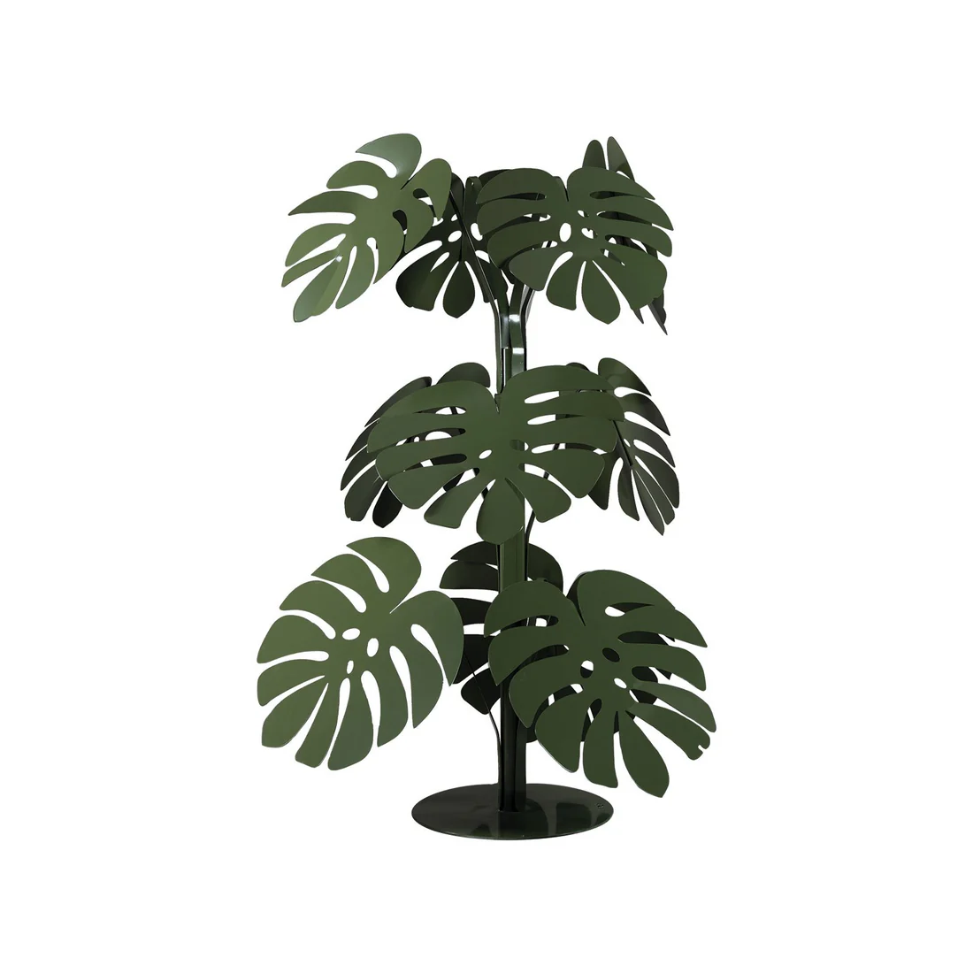 Scultura in ferro moderna a forma di Monstera – Arti & Mestieri